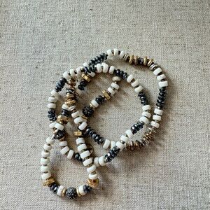 Neutral Beaded Bracelet Set